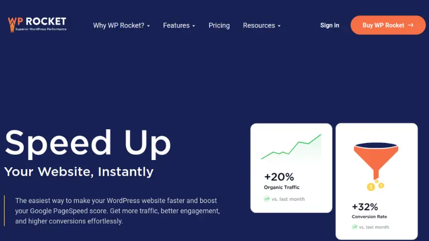 WP Rocket WordPress Performance Optimization Plugin