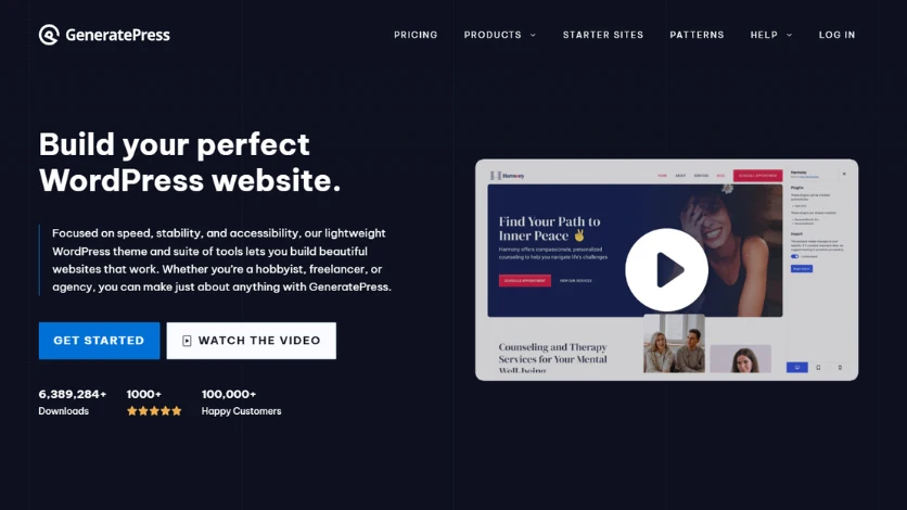 7 Best WordPress Blog Themes In 2025 5 GeneratePress Image
