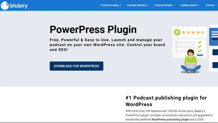 6 Best WordPress Podcast Plugins In 2025 1 PowerPress Image